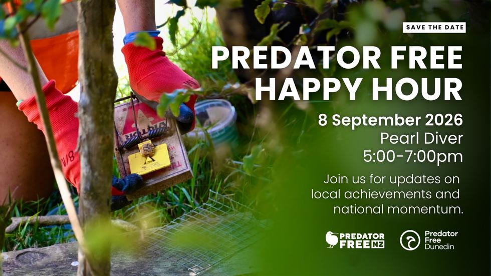 Predator Free Happy Hour Dunedin hero image